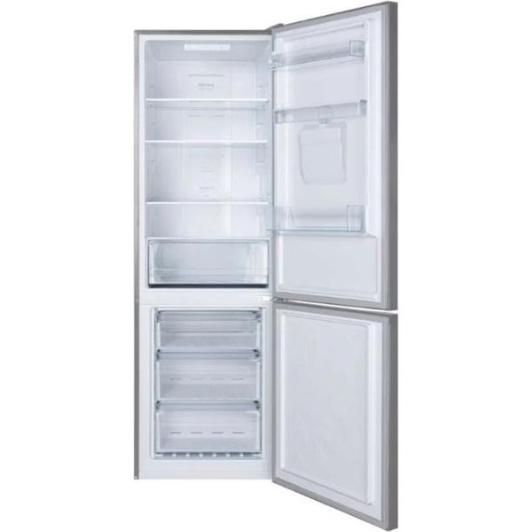 Frigorifero Combinato In Acciaio Inox Da 185,5 Cm E 322 Litri Amica Afn8322Dx-image