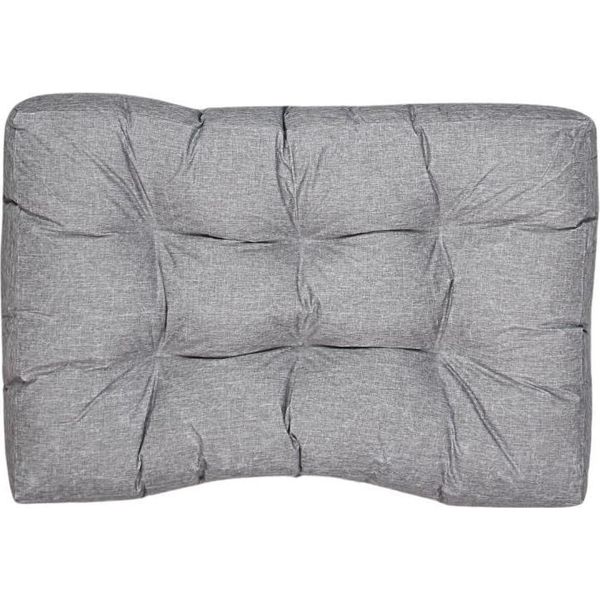 Seduta Cuscino Per Pallet In Poliestere Bananair 120X80X15 Cm Grigio-image
