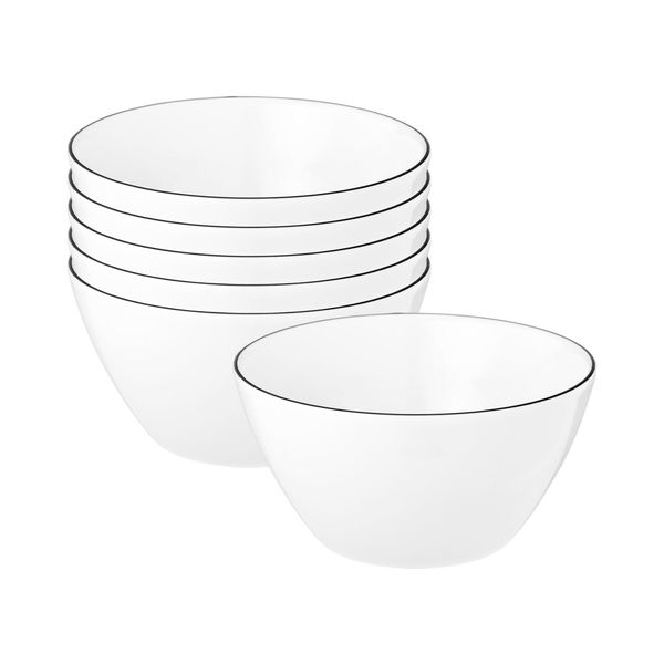 Seltmann Weiden MüSlischalen Lido Black Line ø 15 Cm 6Er Set-image