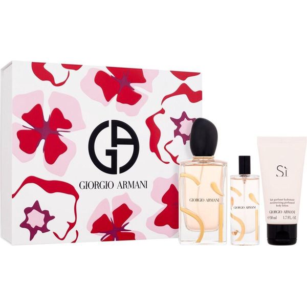 Set Regalo Armani Si - Edp 100 Ml, Edp 15 Ml E Lozione Corpo 50 Ml-image