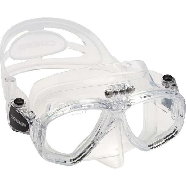 Cressi Action Diving Mask Trasparente Uomo,Donna Trasparente Taglia Unica-image