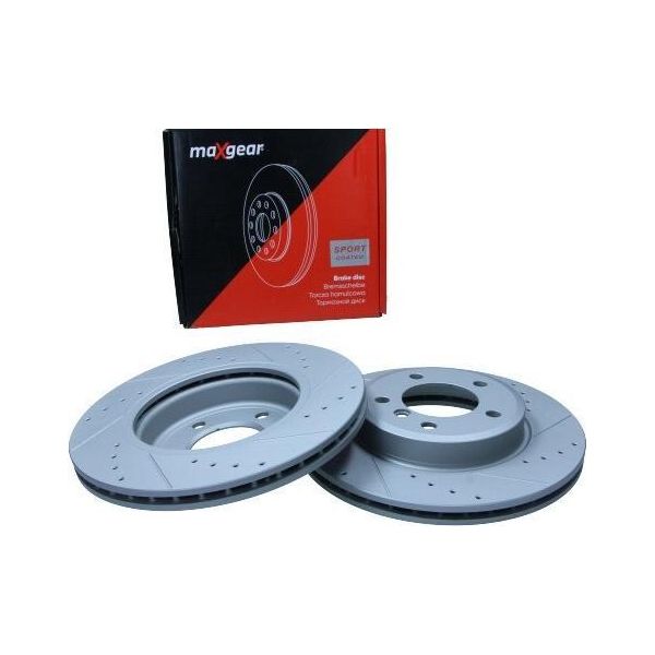 Disco Freno Maxgear Bmw P. E46/Z3 98-/Z4 03- Forato E Filettato, Con Rivestimento Anticorrosione-image