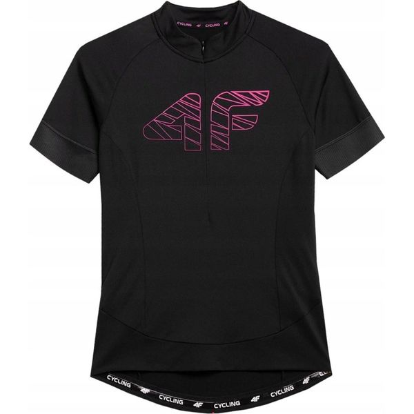 Maglietta Sportiva Da Ciclismo Da Donna 4F H4L21 RKD001 Nero Taglia: M-image