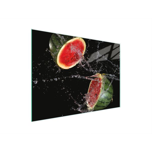 Tagliere Piastra Copriforno Tagliere In Vetro Multiplo 30X22 Cm Anguria-image