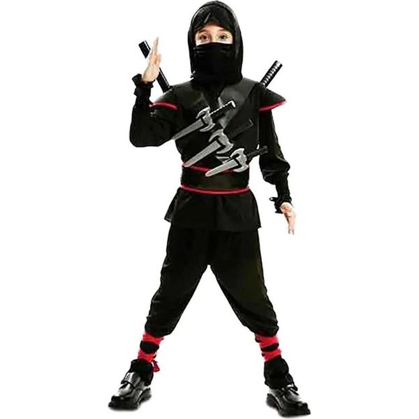 Mamma Killer Ninja Junior Costume Nero 7-9 Anni Nero 7-9 Anni-image