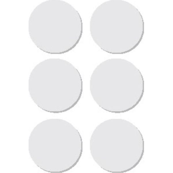 Etichette Autoadesive, O 32 Mm, Bianco - 36 Pz-image