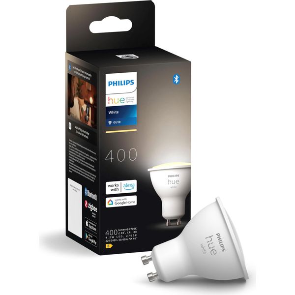 Philips Hue White GU10 Smart Lighting Spot Bluetooth/Zigbee 4.2 W-image