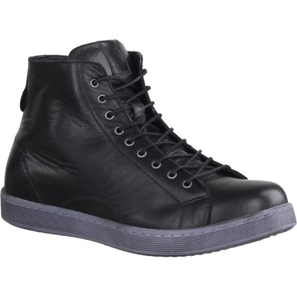 Andrea Conti 3449000002 Scarpe Da Donna, Stivali, Sneaker Alta, Pelle, Nero - Moda Donna Stivaletti / Stivali, Nero, Pelle-image