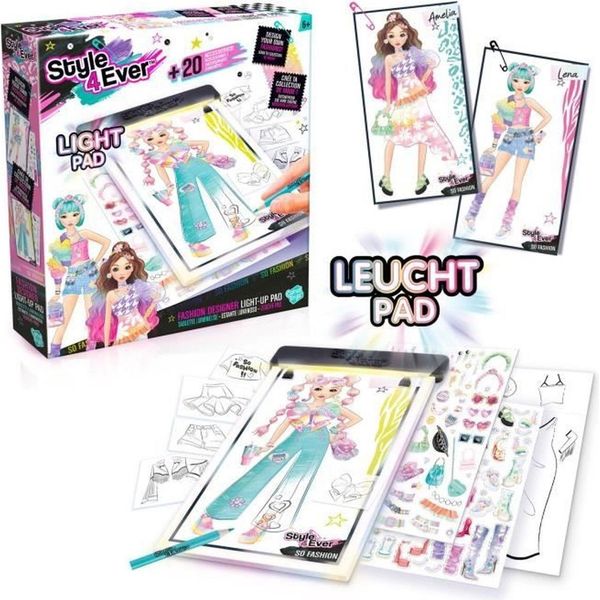 Tavoletta Illuminata Del Designer Di Moda Style 4 Ever-image