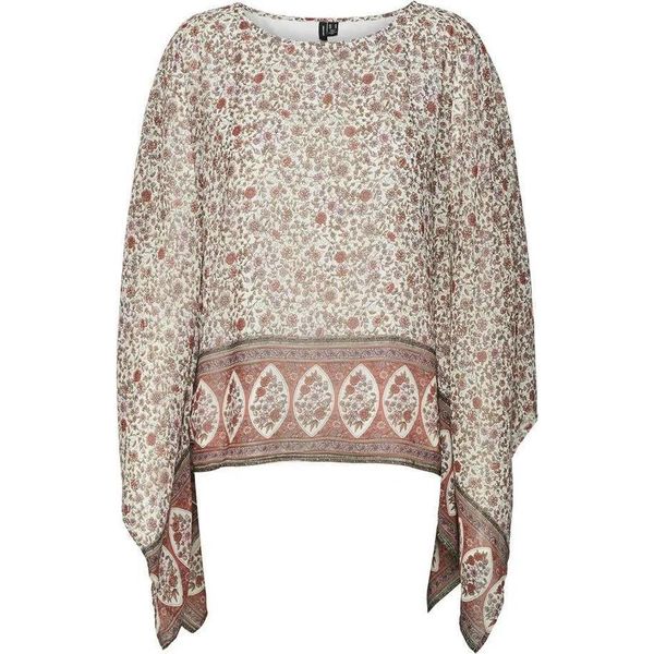 Vero Moda Camicetta Boho A Maniche Lunghe Beige Xl Donna Beige Xl-image