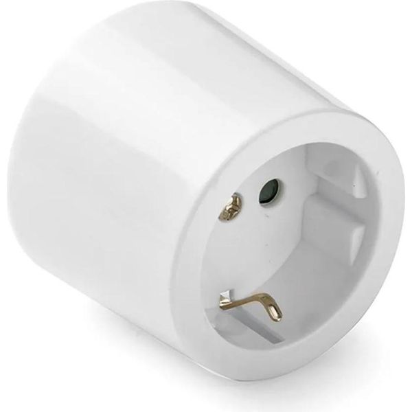 Famatel Porzellan 2P+T Ip20 2401 Presa A Muro 16A 250V Bianco Taglia Unica / Spina Ue 220V Bianco Taglia Unica-image