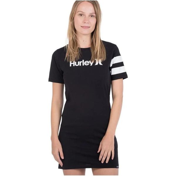 Hurley Oceancare One&Only Vestito A Maniche Corte Nero S Donna Nero S-image