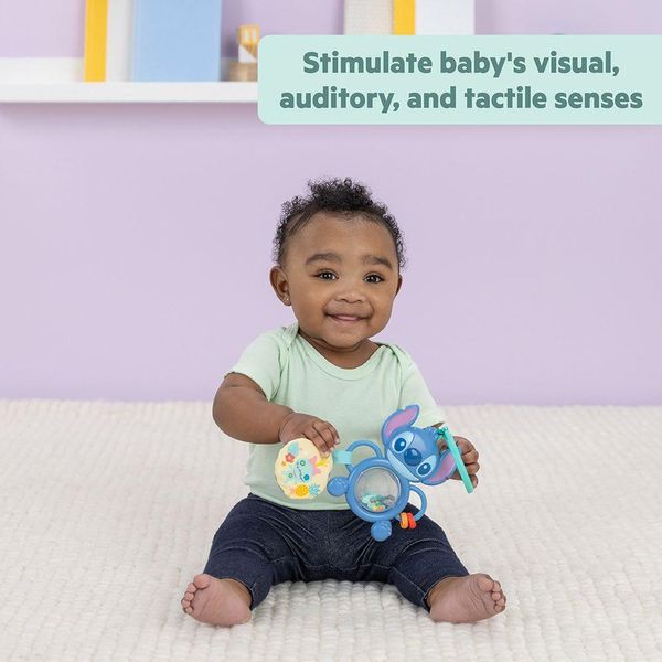 Bright Starts Stitch Giocattolo Attività Per Bambini Multicolore Sensoriale-image