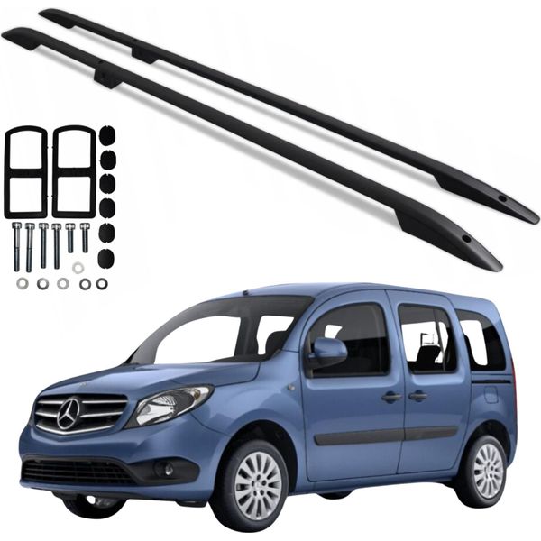 Barre Portatutto MERCEDES-BENZ Citan W415 L2 Long 2012-2021 Nero Robusto-image