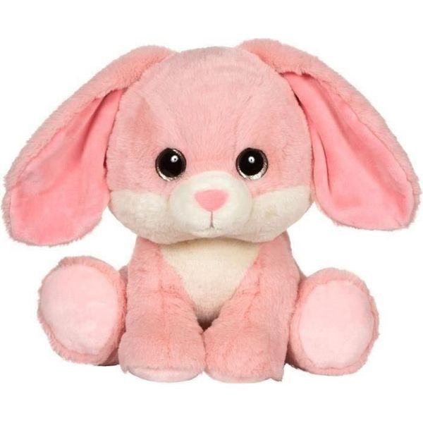 Peluche Puppy Eyes Pets - Gipsy Toys - Coniglio Rosa - 40 Cm-image