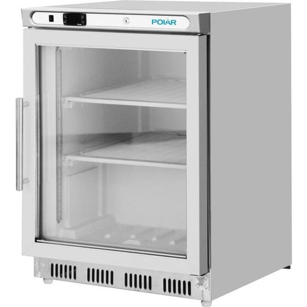 Congelatore Sottopiano Polar Serie C Con Frontale In Vetro - Acciaio Inox-image