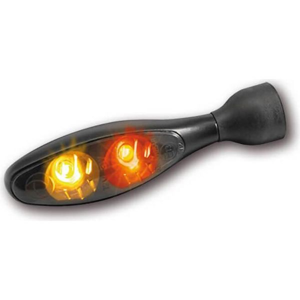 Kellermann Luce Posteriore, Luce Freno, Indicatore Di Direzione Micro 1000 Df Dark, Nero, Lente Singola Colorata-image