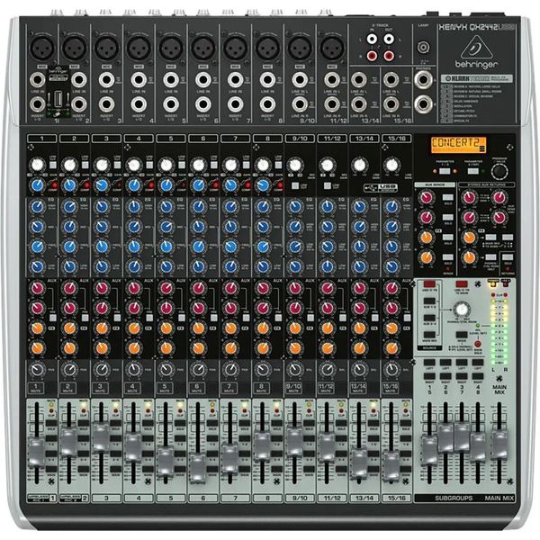Behringer QX2442USB Audio Mixer 24 Channels-image