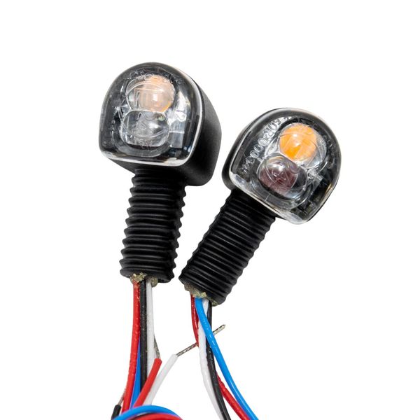 Koso Indicatori Di Direzione Universali Per Moto A Led Nano Con Luci Posteriori E Del Freno-image