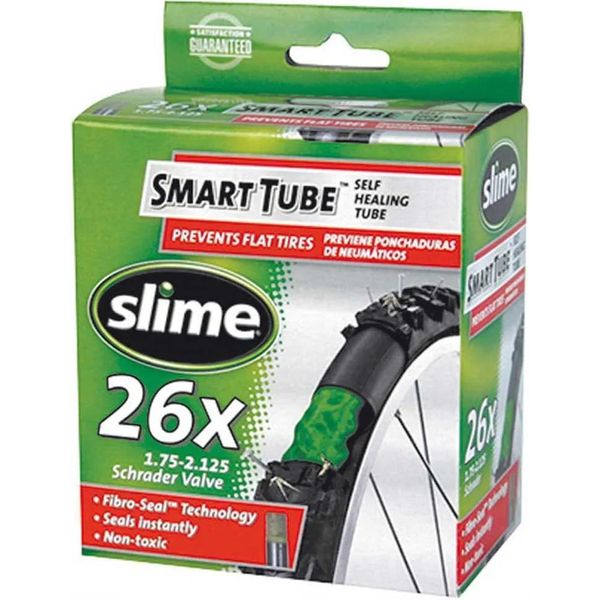 Slime 30059 Tubo Per Pneumatici Con Sigillante Slime Per Forature, Autosigillante, Per Prevenire E Riparare, Valvola Schrader, 47/57-559 Mm (26" X 1,75-2,125""), Colore: Presta"-image