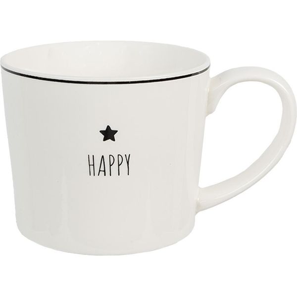 Tazza Clayre & Eef 275 Ml In Vetroceramica Bianca Star-image