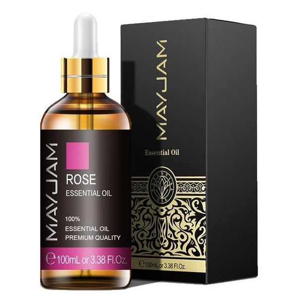 Diffusore Di Oli Essenziali, Arancio Dolce, Vaniglia, Olio Aromatico, 100 Ml, Rosa-image