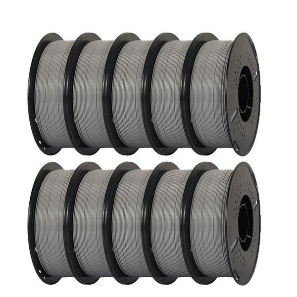 Filamento Per Stampante 3D, Stampa Ad Alta Velocità, Non Tossico, 10 Kg Grigio-image