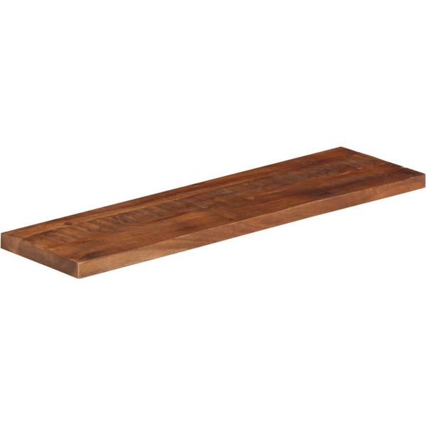 Syfax™ Piano Tavolo 100X30X3,8 Cm Rettangolare In Massello Di Recupero-image