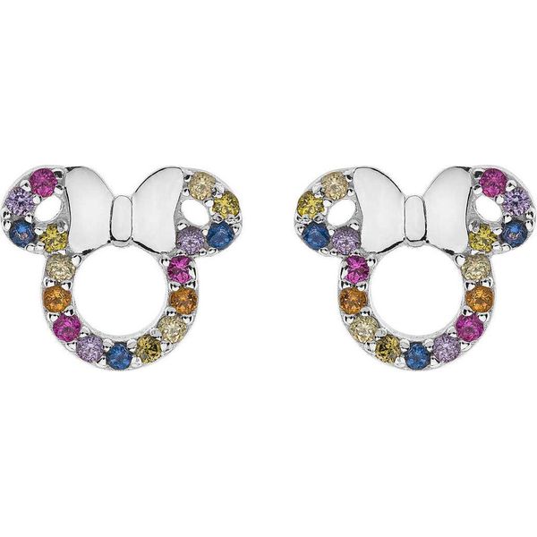 Orecchini A Perno Disney Collezione Argento Minnie Mouse - Bambina-image