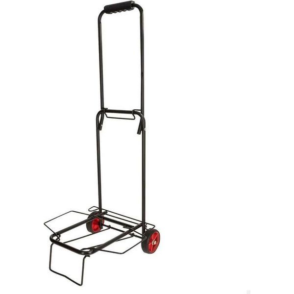 Aktive 62376 Trolley Da Spiaggia Pieghevole 30X35X87 Cm Nero Nero Taglia Unica-image