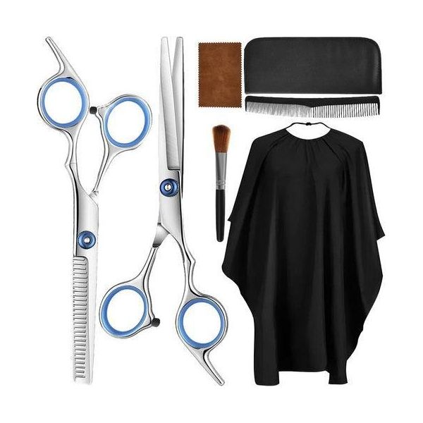 Forbici Da Parrucchiere 2 Pz + Accessori-image