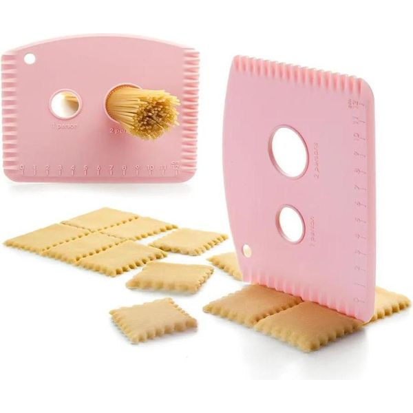 Raschietto Per Impasto Ibili, Plastica, 12X12 Cm, Rosa-image