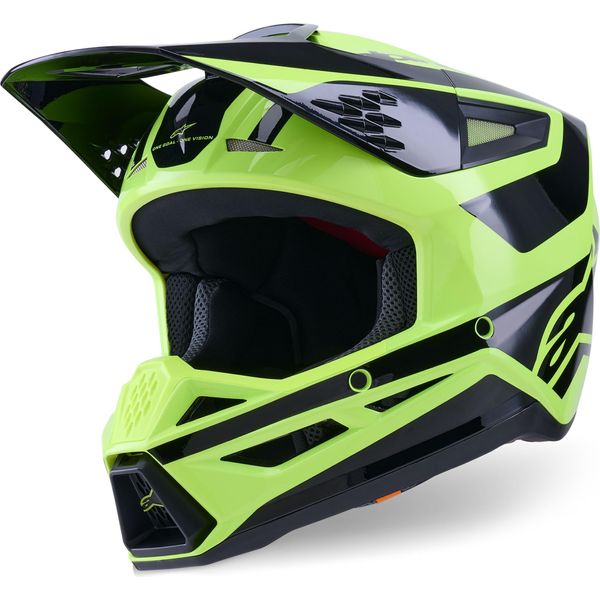 Casco S-M3 Heat, Alpinestars (Giallo Fluo/Nero, Taglia Xl)-image