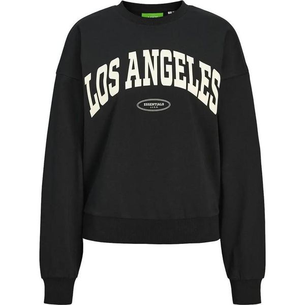 Jack & Jones Merle Spring Rlx Felpa Corta Jjxx Nero M Donna Nero M-image