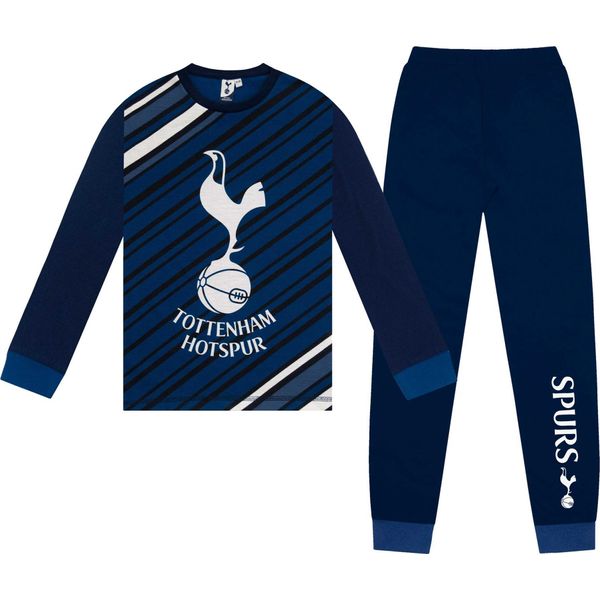 Tottenham Hotspur Fc - Pigiama Con Pantaloni Lunghi Per Bambino "Son Heung-Min 7"" GF1001 (146-152) (Blu Navy Scuro)"-image