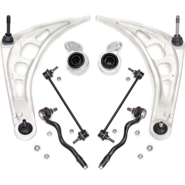 MASTER-SPORT 37008-KIT-MS Set Di Sterzo, Set Di Bracci Oscillanti, Asse Anteriore Sinistro + Destro Per Bmw 3 (E46)-image