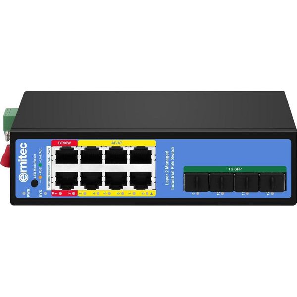 Ernitec 8 Porte Poe 1000Mbps-image