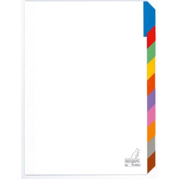Kangaro - Tab Kangaroo PK410M A4 23R Cartone Bianco | 1 Set-image