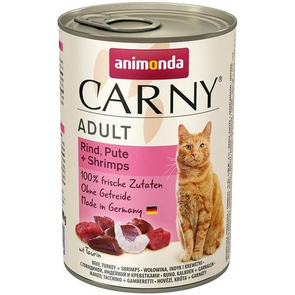 Animonda Carny Adult Rind, Pute & Shrimps 400Gx6-image