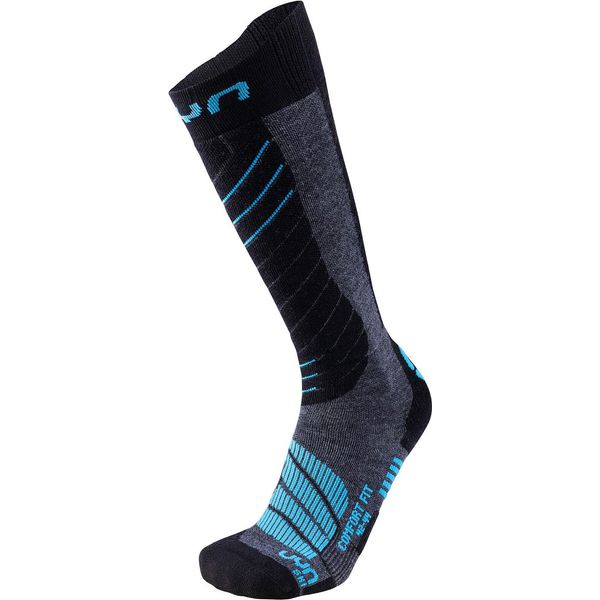 Uyn Calze Da Sci Comfort Fit Da Uomo Grigio Medio Melange/Azzurro 45-47-image