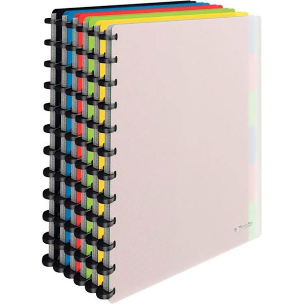 Esselte Vivida, A4, Con 25 Tasche, Pp Assortito, Tasche Intercambiabili - 8 Pezzi (624014)-image