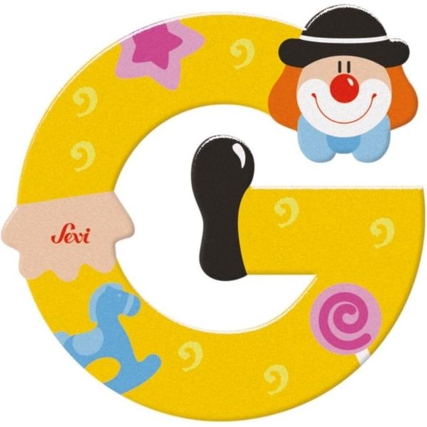 Trudi Lettere Di Legno Clown : Lettera G Ordinamento Delle Lettere: Lettera G-image