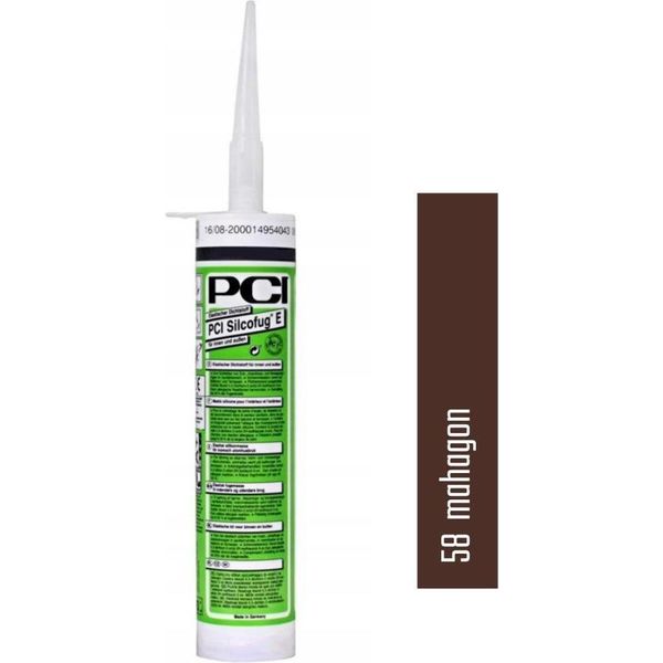 Pci Silcofug® E Sigillante Elastico Per Interni Ed Esterni Mogano 310 Ml-image