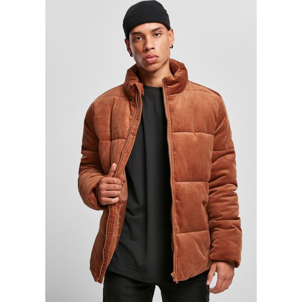 Urban Classics - Boxy Puffer Kord Winterjacke Braun - Xxl-image
