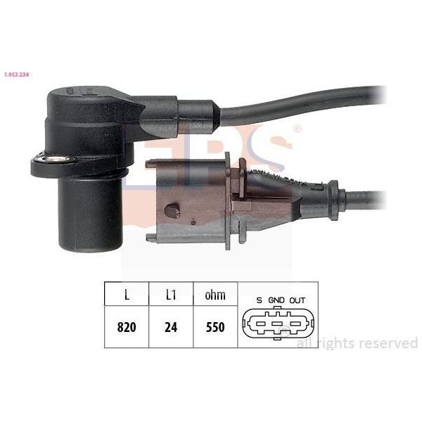 Sensore Di Posizione Dell'albero Motore Opel Astra 98--image