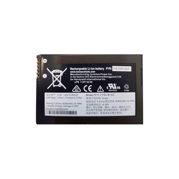 Honeywell CT50-BTSC - Handheld-Akku - Lithium-Ionen - 4020 Mah - 15,5 Wh (318-055-013)-image