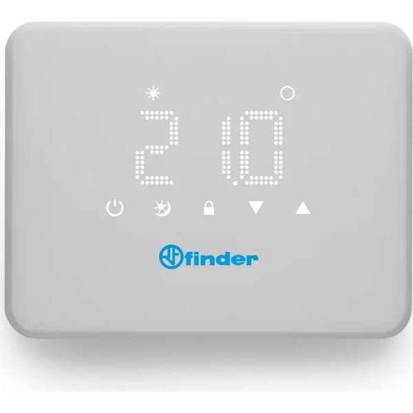 Finder 1T.91.9.003.0000 Termostato Ambiente A Superficie Programma Giornaliero Da 5 A 37 °C (1T.91.9.003.0000)-image