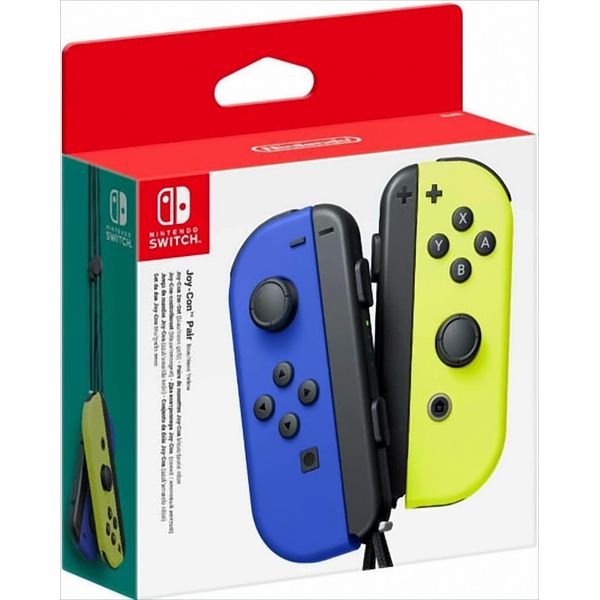 Nintendo Joy-Con Nero, Blu, Giallo Bluetooth Gamepad Analogico/Digitale Nintendo Switch-image