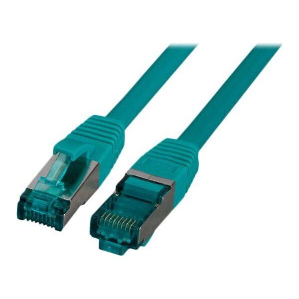 Efb MK6001.0,15GR Efb RJ45 Patchkabel S/Ftp, Cat.6A, Lszh, 0,15M, GrüN-image