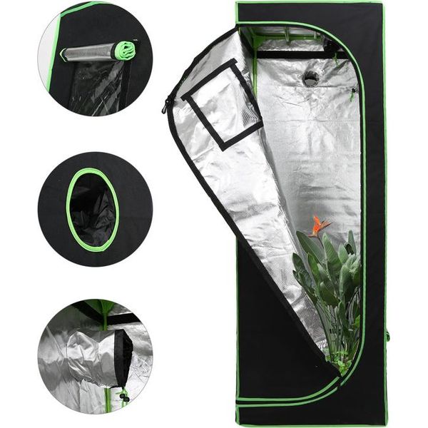 Vingo Growbox Finestra Di Osservazione Serra Tenda Per Piante Da Interno 60*60*180CM-image